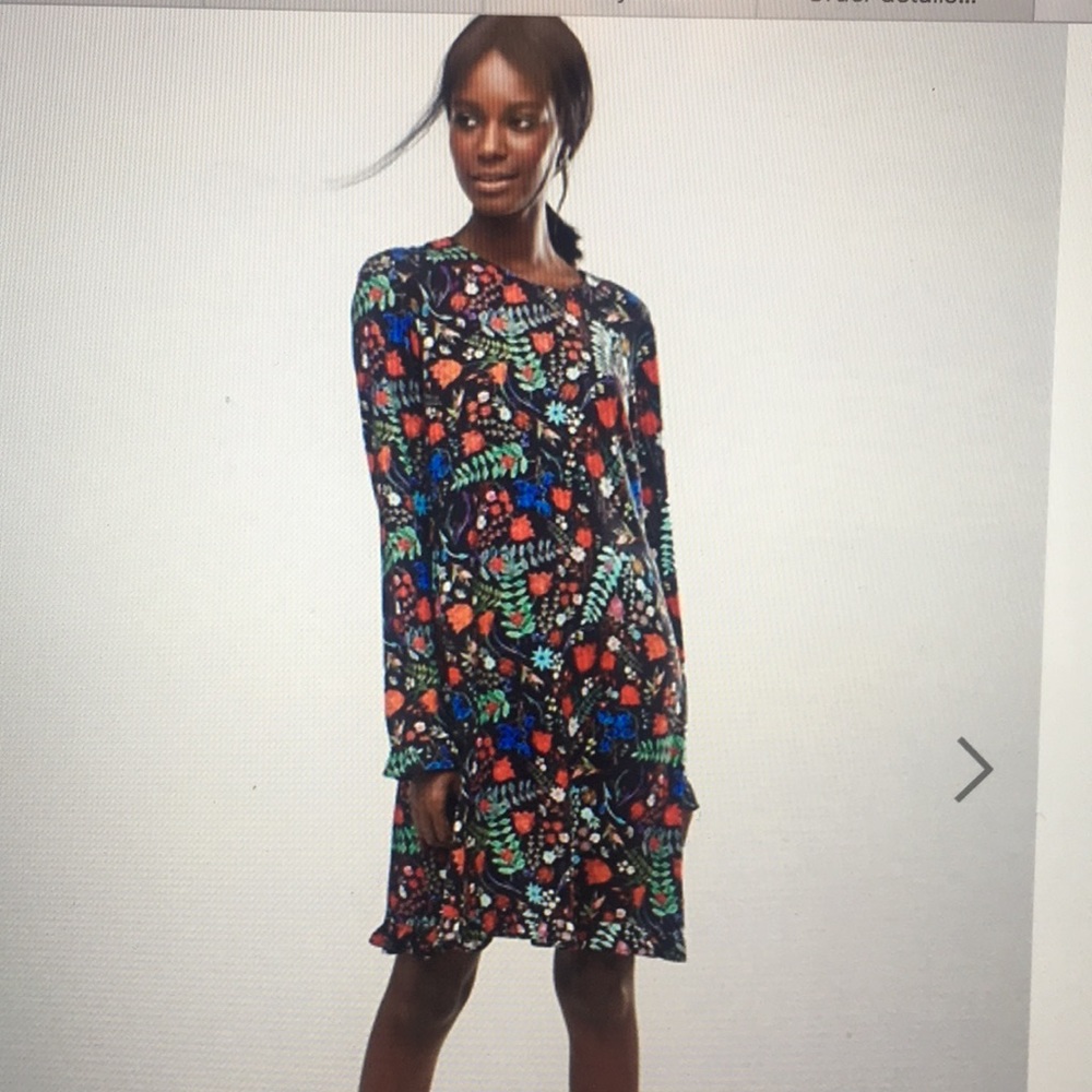 ASOS Yas Long-Sleeve Floral Dress
